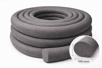 Бентонитовый шнур круглого сечения Ø110 мм