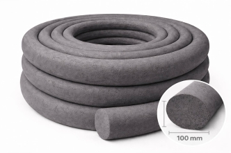 Бентонитовый шнур круглого сечения Ø100 мм