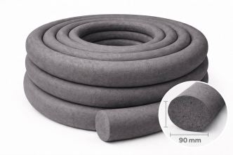 Бентонитовый шнур круглого сечения Ø90 мм